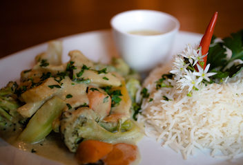Thai Curry - Klassiker im Restaurant Liz und Chrege