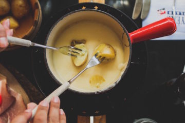 Fondue Spezialitäten im Restaurant Liz & Chrege in Aarau